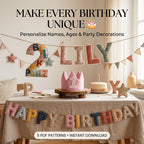 Birthday Party Collection – 5-in-1 Sewing Pattern Bundle