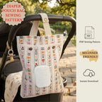 Baby Wipes Clutch Pattern PDF Download Diaper Organizer Bag