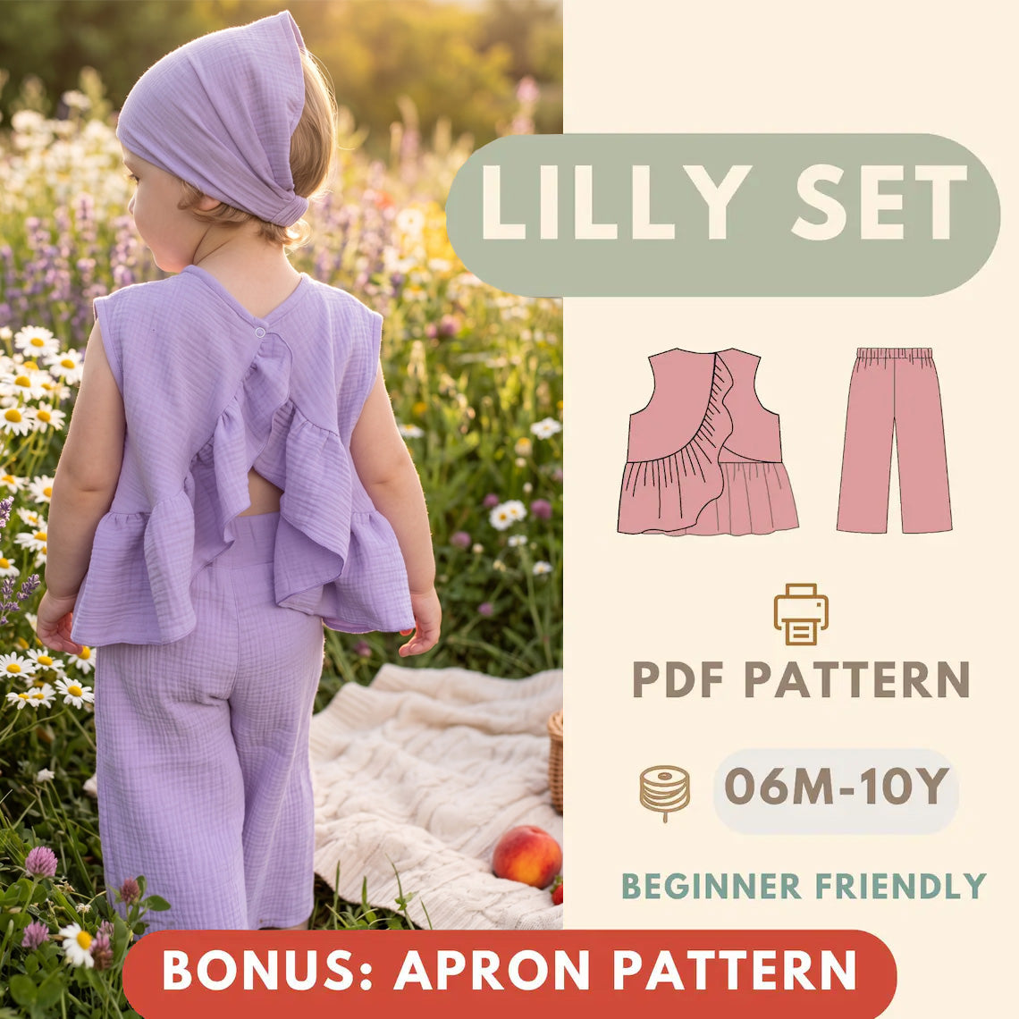 Baby & Kids Sewing Pattern Bundle | 6 PDF Patterns
