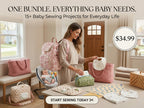 Baby Essentials Mega Bundle – 8 Pattern Collections | 15+ Baby Sewing Projects