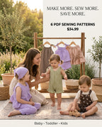 Baby & Kids Sewing Pattern Bundle | 6 PDF Patterns