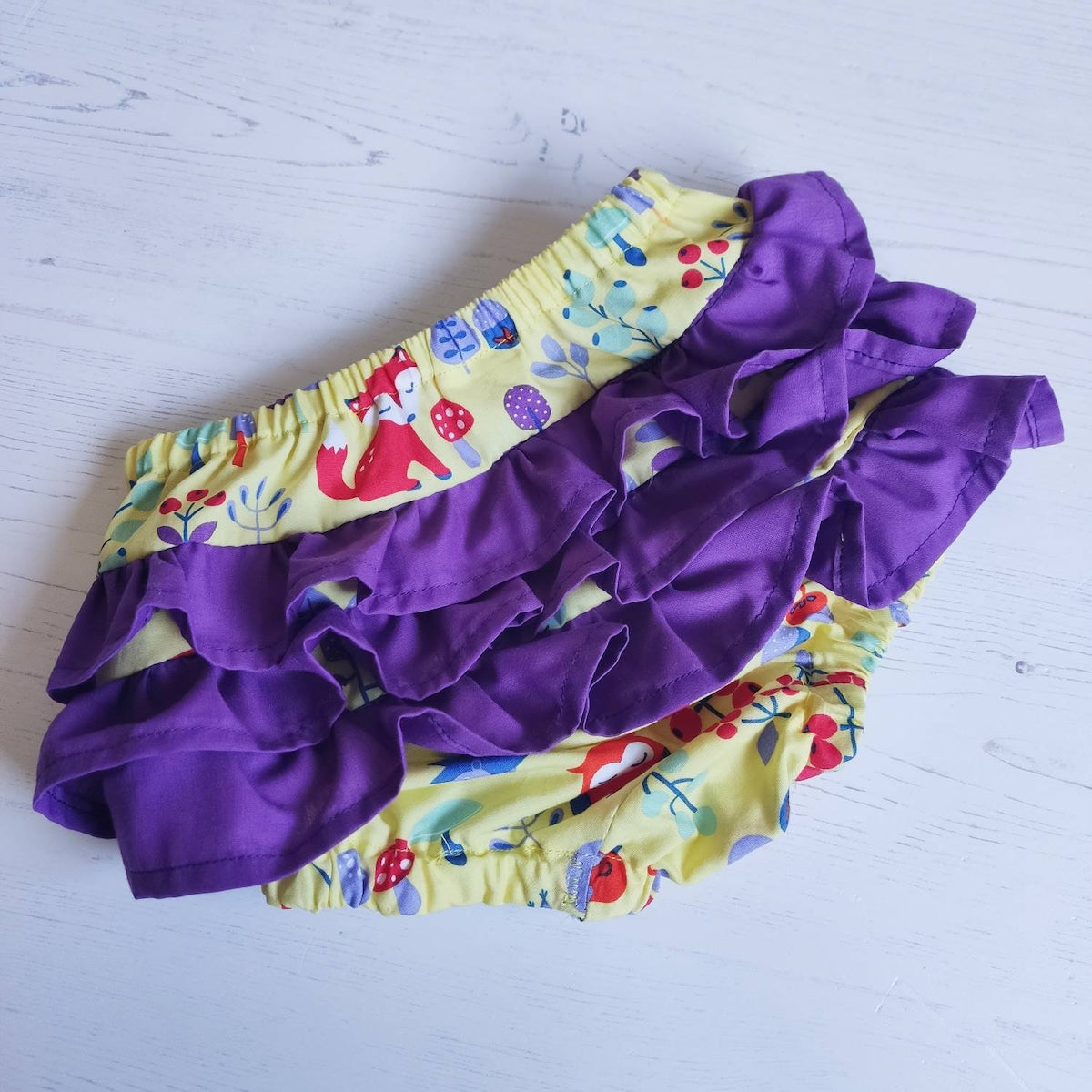 Rüschen Baby Bloomer Windelüberhose Schnittmuster PDF Download