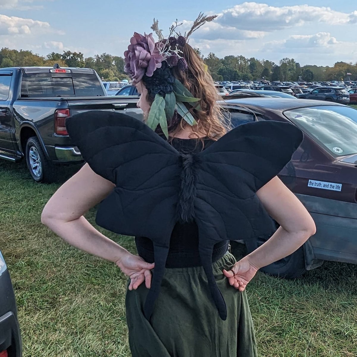 Luna Moth Fairy Wings Sewing Pattern PDF | Quilted Costume Wings