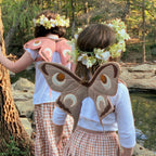 Luna Moth Fairy Wings Sewing Pattern PDF | Quilted Costume Wings