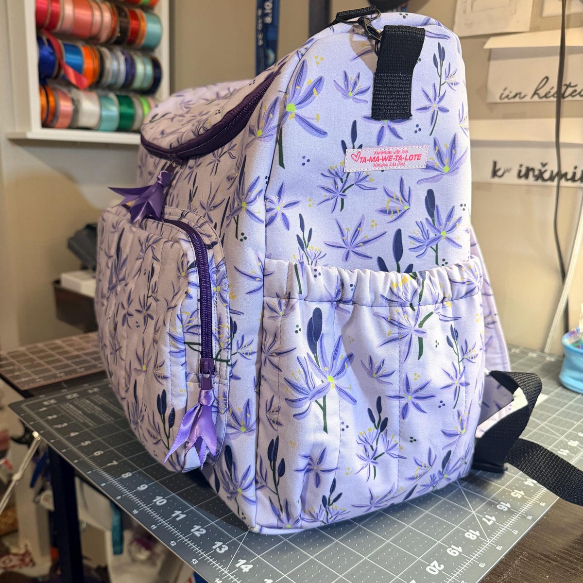 Diaper Backpack Sewing Pattern PDF Download - Bonus Tote Bag Pattern