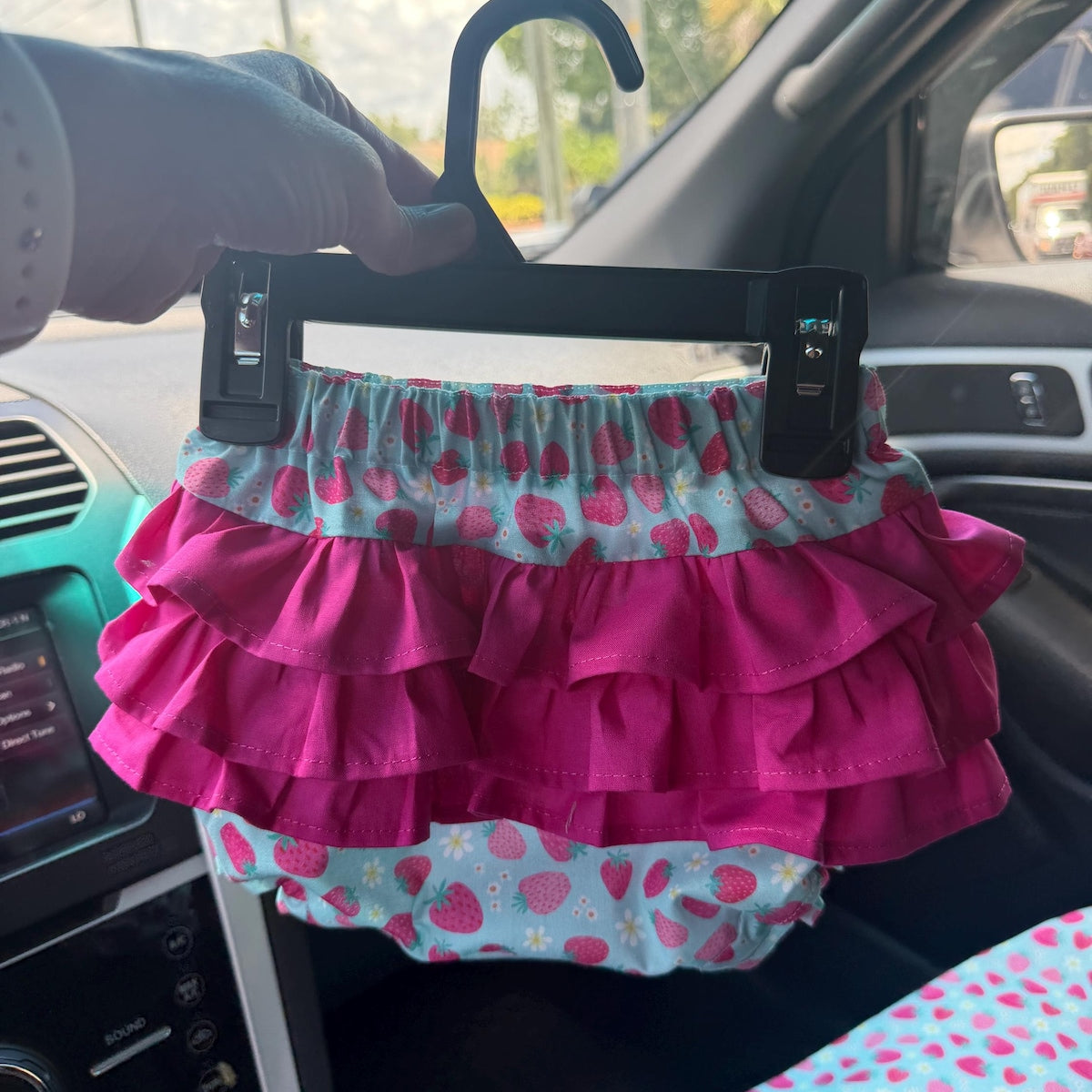 Rüschen Baby Bloomer Windelüberhose Schnittmuster PDF Download