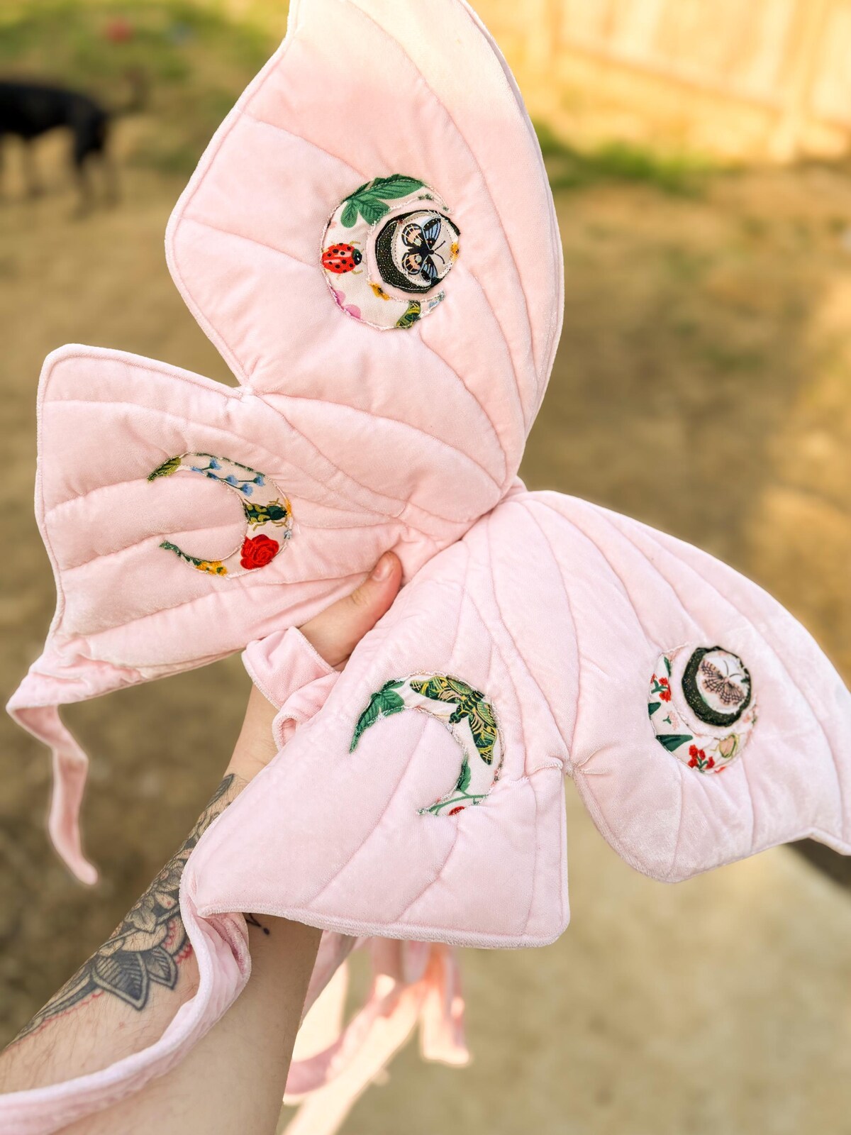 Luna Moth Fairy Wings Sewing Pattern PDF | Quilted Costume Wings
