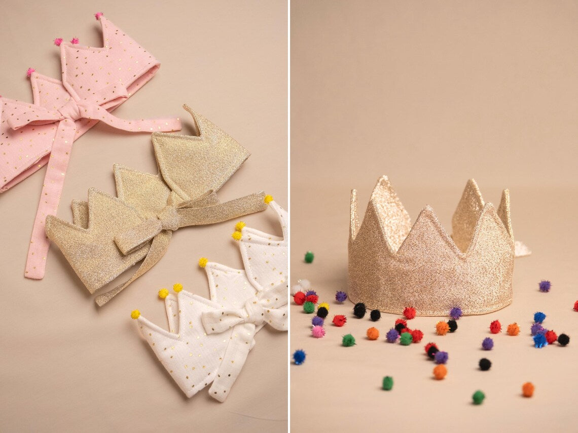 Fabric Crown Sewing Pattern PDF Download Kids Costume