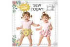 Rüschen Baby Bloomer Windelüberhose Schnittmuster PDF Download
