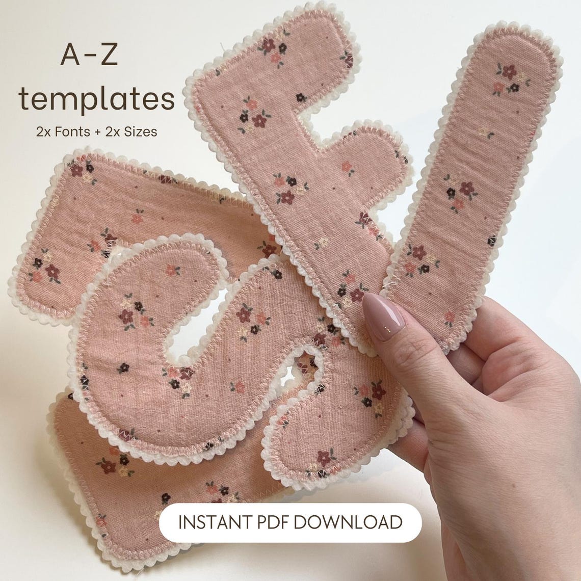 Nursery Décor Sewing Pattern Bundle – 5 PDF Patterns