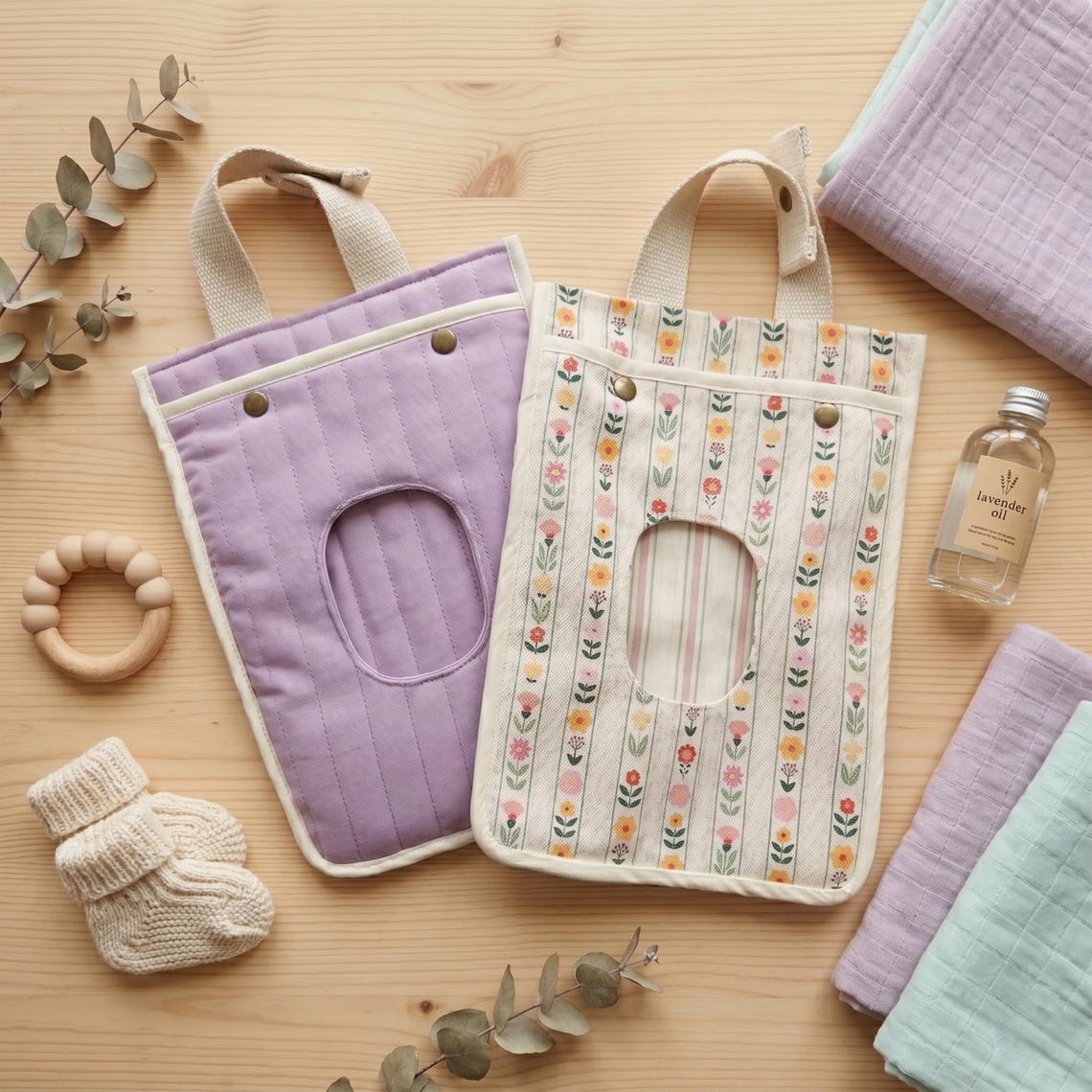 Baby Wipes Clutch Pattern PDF Download Diaper Organizer Bag