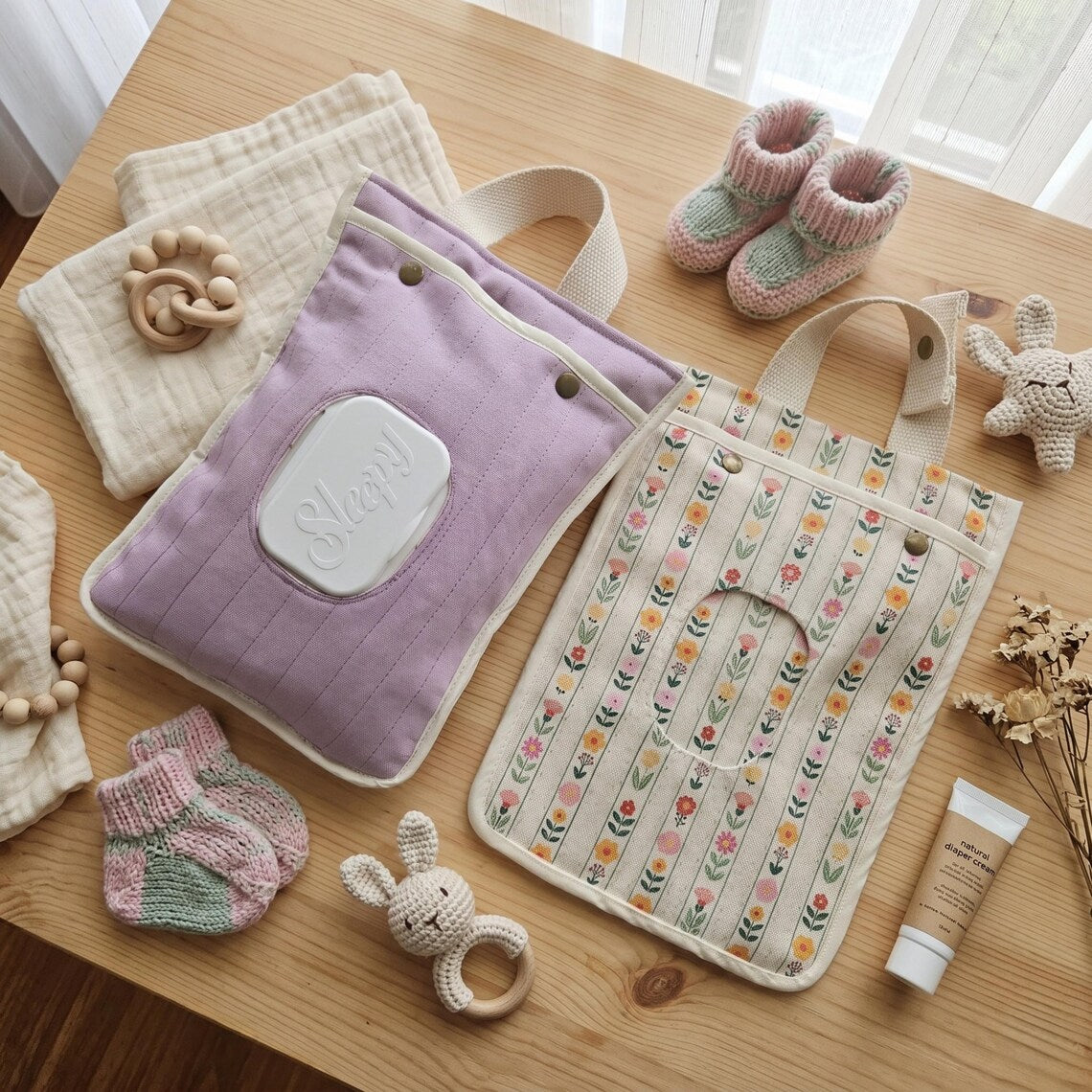 Baby Wipes Clutch Pattern PDF Download Diaper Organizer Bag