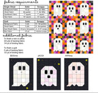 Ghost Party!!! Quilt PDF Pattern Download by woollypetals