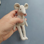 Small mouse sewing pattern: Mouse, dress, pants, vest PDF, English