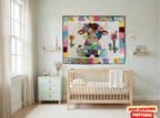 Patchwork Highland Cow Quilt Pattern: Applique Baby Blanket (PDF Download)